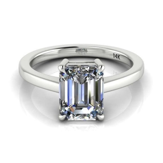 Moissanite Engagement Ring