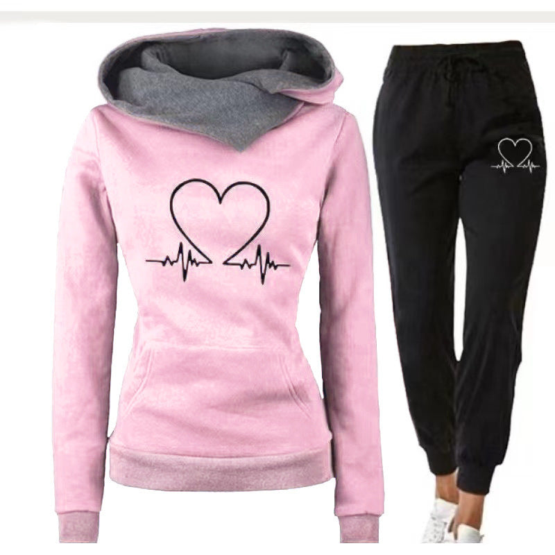 Heartbeat Hoodie and Jogger Set