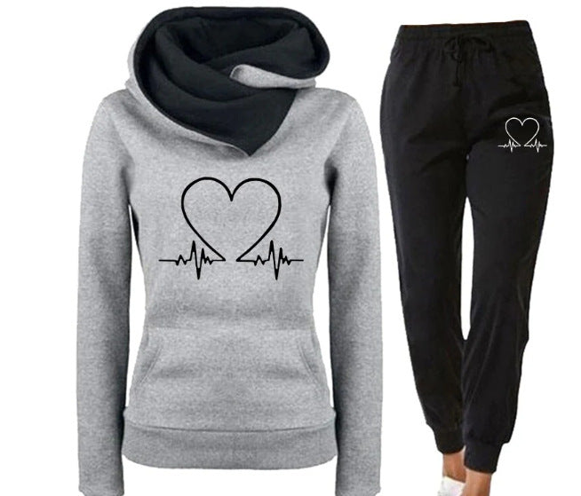 Heartbeat Hoodie and Jogger Set