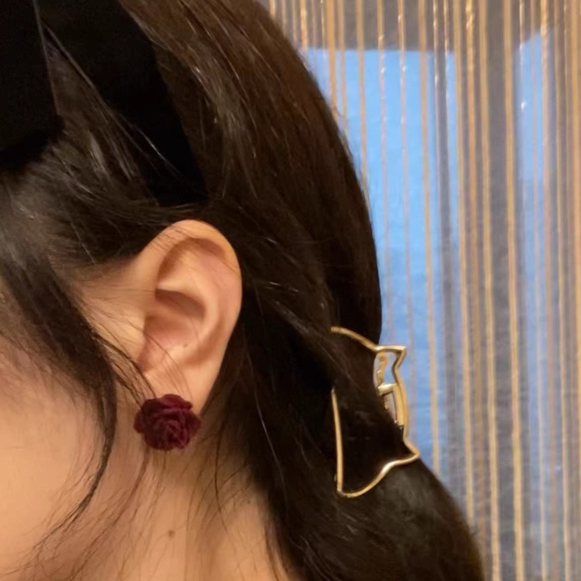 Velvet Rose Earrings