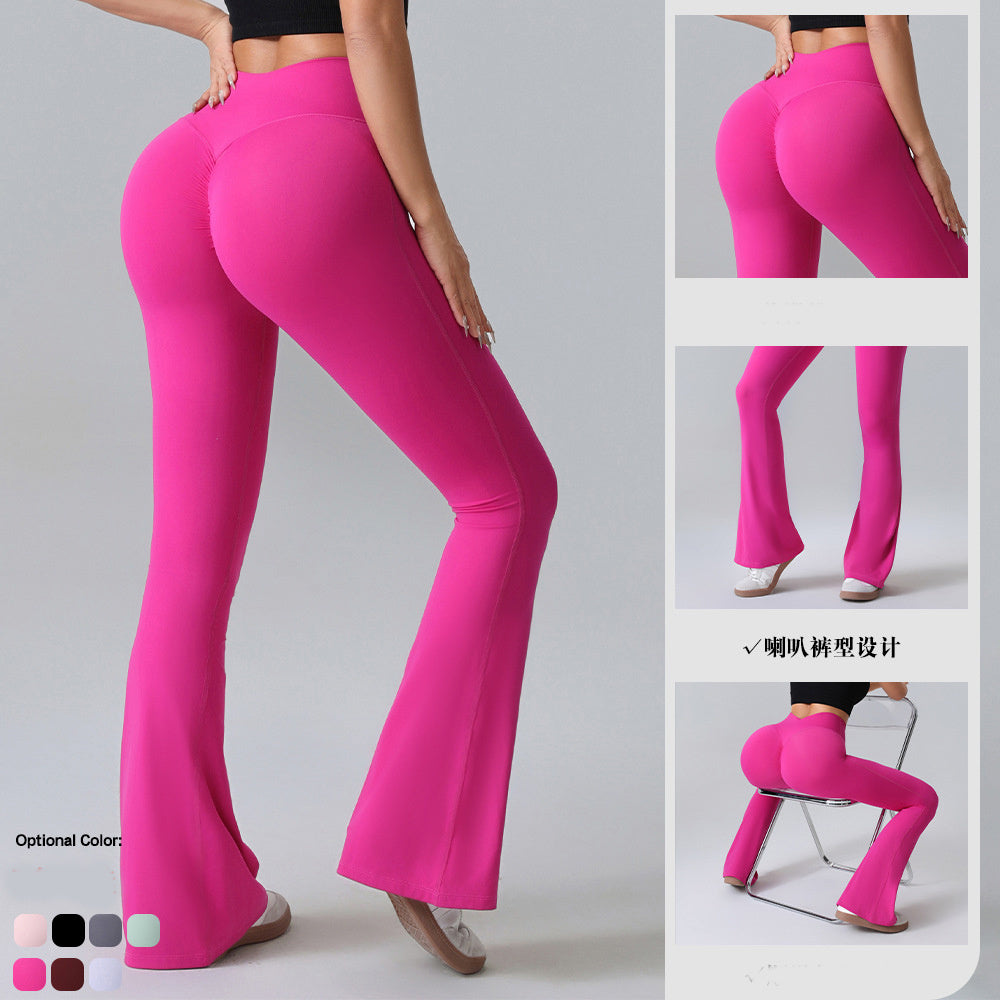 Hip-lift Flared Yoga Pants