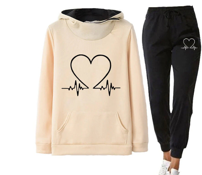 Heartbeat Hoodie and Jogger Set